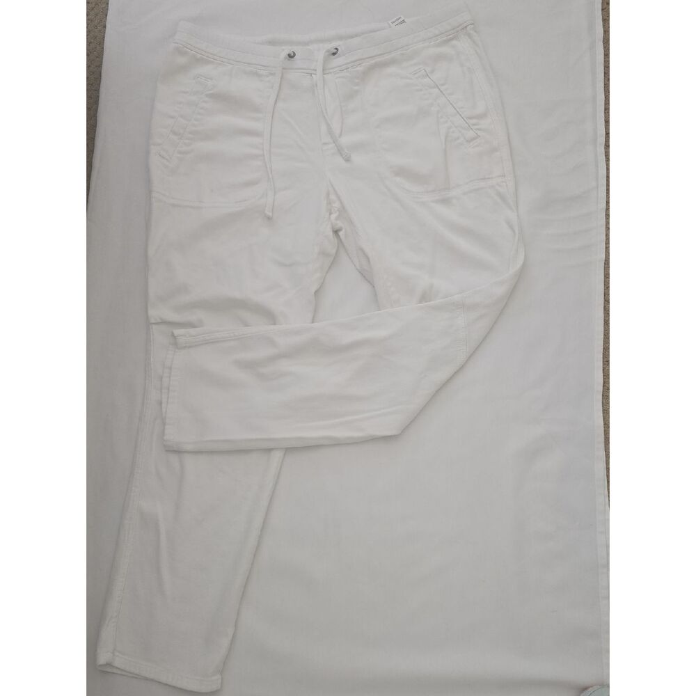 James Perse White Elastic Waist Lounge Pants 4 XL